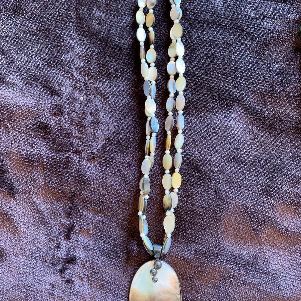 handmade shell necklace